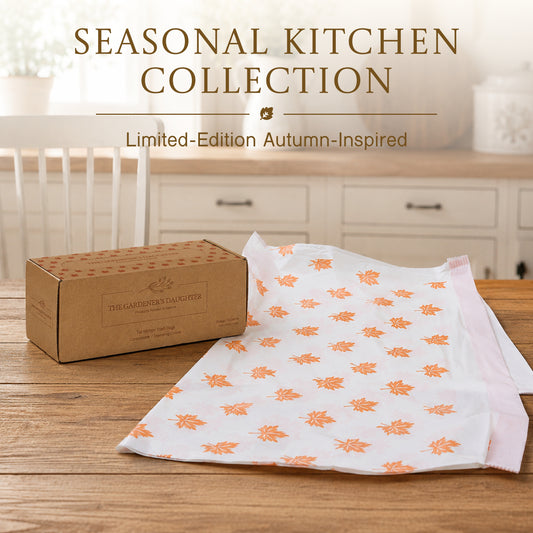 Compostable 13 Gallon Trash Bags - Maple Leaf Print