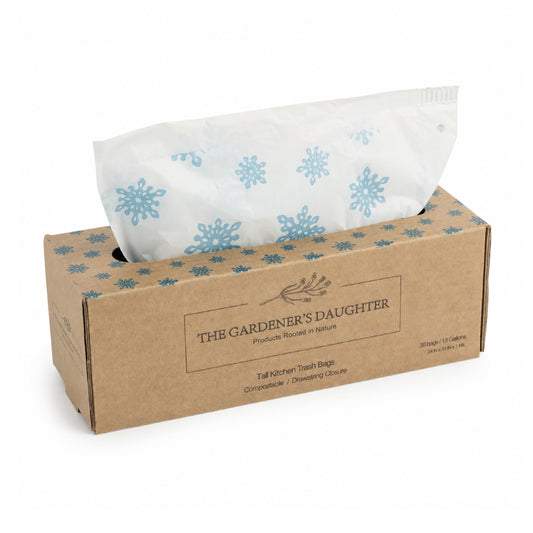 Compostable 13 Gallon Trash Bags - Winter's Grace