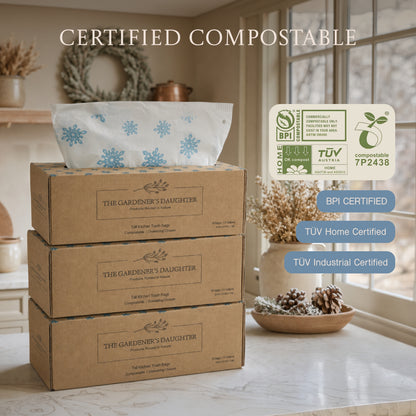 Compostable 13 Gallon Trash Bags - Winter's Grace
